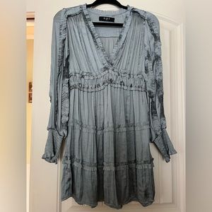 O.P.T steel blue dress